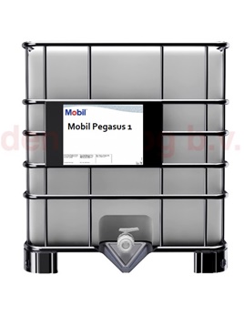 Mobil Pegasus 1 IBC 1000 liter voorkant